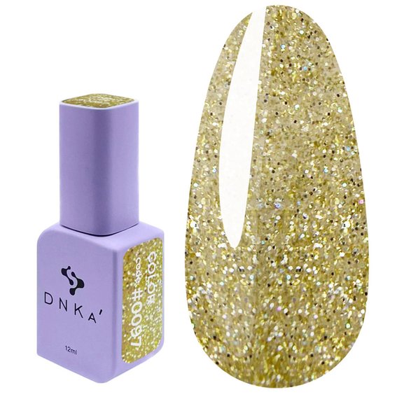 Гель-лак DNKa №0097 золотой с блестками 12 мл (GPDC0097) - Фото №1
