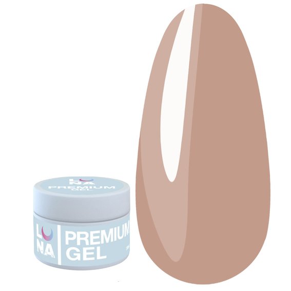 Nagelverlengingsgel LUNA Premium №25 koffie met melk 30 ml (323-2604-0569) - Фото №1