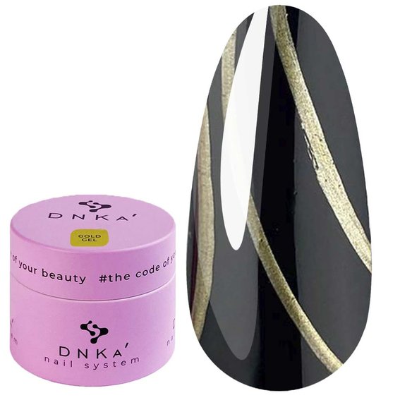 Gel paint DNKa Gold 5 ml (DNKAGG-5) - Фото №1