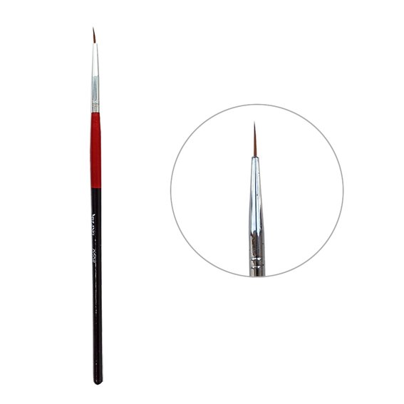 BLING 000 Manicureborstel Rood en Zwart