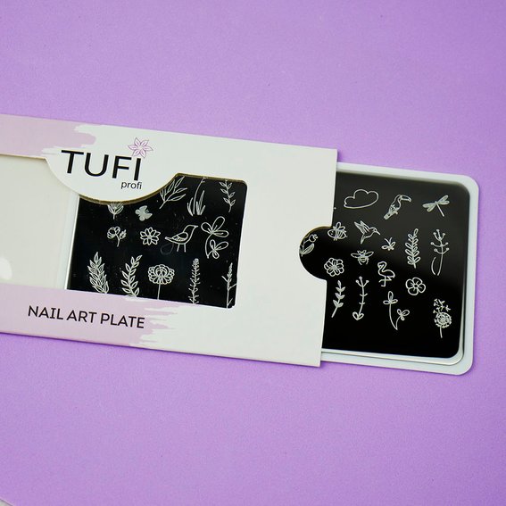 Пластина для стемпинга TUFI profi  PREMIUM  1 - Фото №2