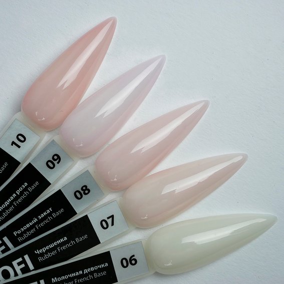 TUFI profi PREMIUM Rubber Franse Base 009 Koud Roze 15 ml - Фото №3