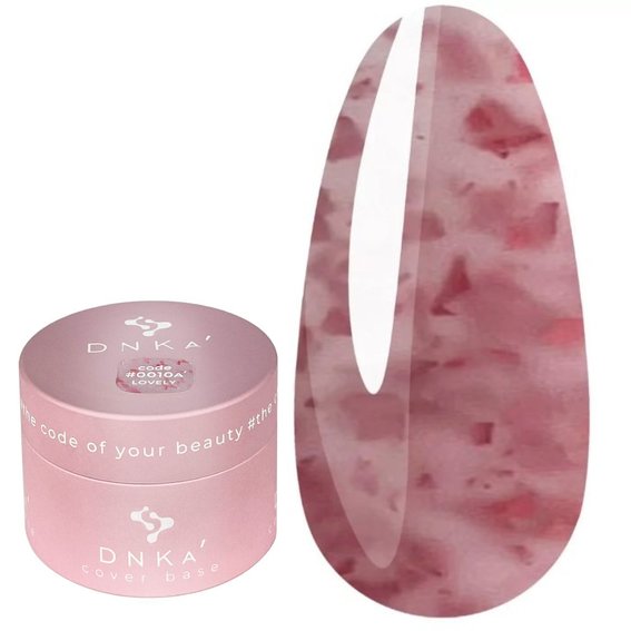 Base DNKa Cover Base  №0010A Schönes Rosa 30 ml - Фото №1