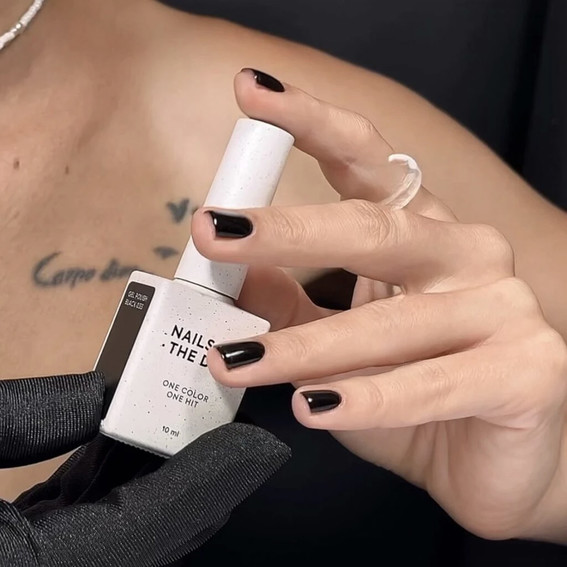 NAILSOFTHEDAY Let's special hybride nagellak zwart, 10 ml - Фото №2