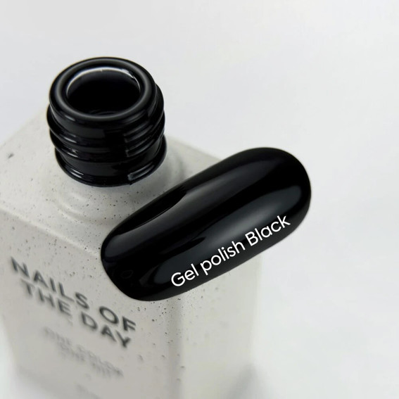 NAILSOFTHEDAY Let's special hybride nagellak zwart, 10 ml - Фото №3
