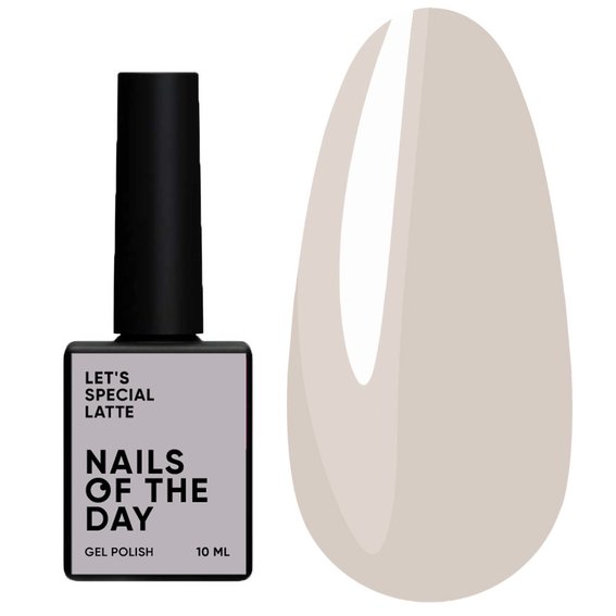 NAILSOFTHEDAY Let's special latte hybride nagellak, 10 ml - Фото №1