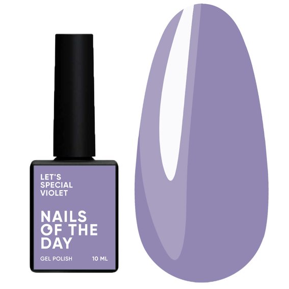 NAILSOFTHEDAY Let's special hybride nagellak lichtpaars, 10 ml - Фото №1