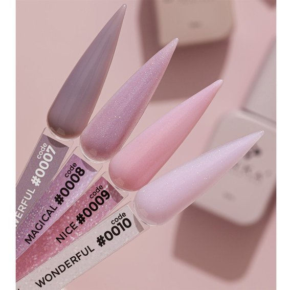 DNKa Cover Base #0009 Mooi roze met zilveren glans 30 ml (DNKA0009-30) - Фото №2