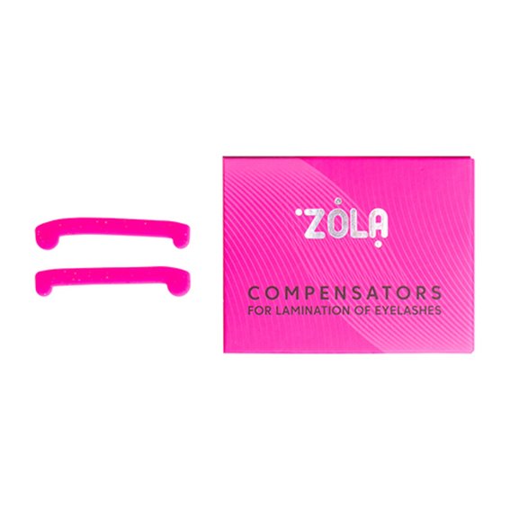 Компенсаторы Zola держатели для ламинирования ресниц розовый 1 пара - Фото №2