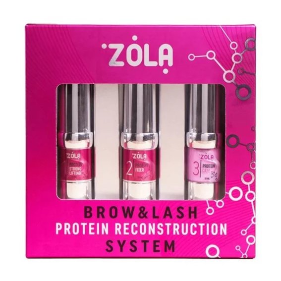Набор ZOLA для ламинирования Brow&Lash Protein Reconstruction System - Фото №2
