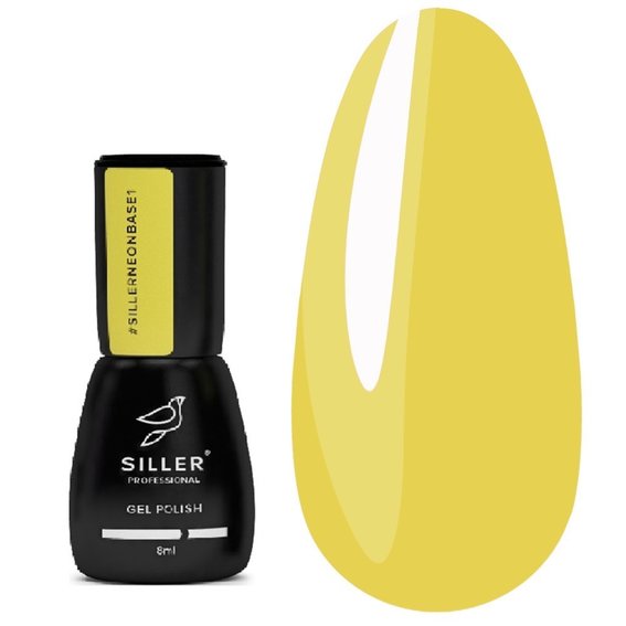 Base SILLER Neon №01 yellow 8 ml (u0000010262) - Фото №1