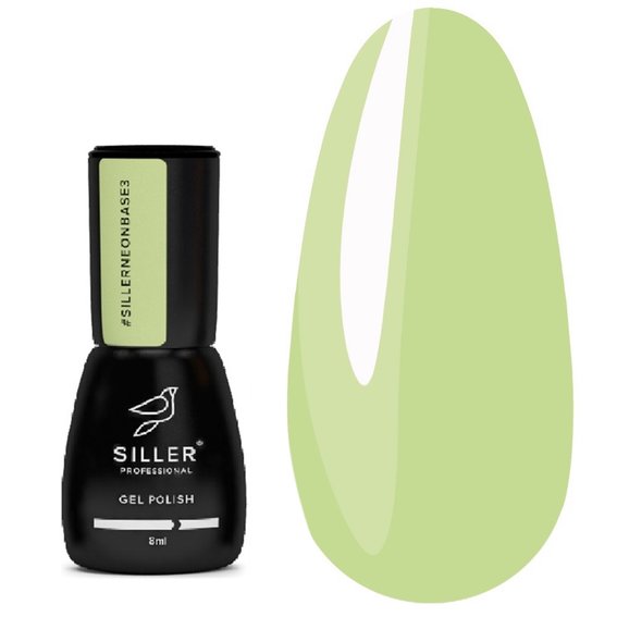 Siller Neon Hybrid Base №03 Lichtgroen 8 ml (u0000010264) - Фото №1
