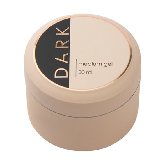 DARK Medium Gel №01 buildergel transparant 30 ml - Фото №1