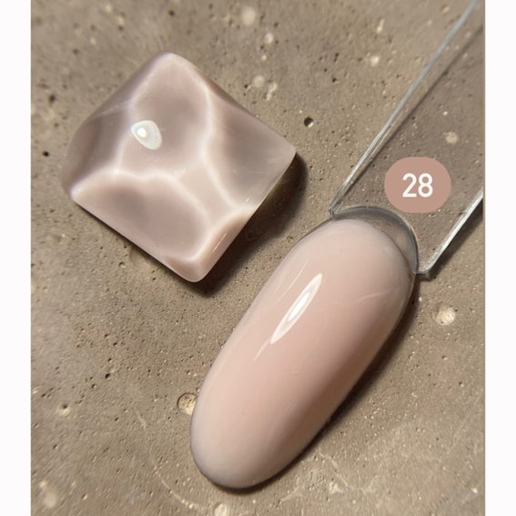 Gel für Extensions DARK Medium Gel Nr. 28 beige 30 ml - Фото №3
