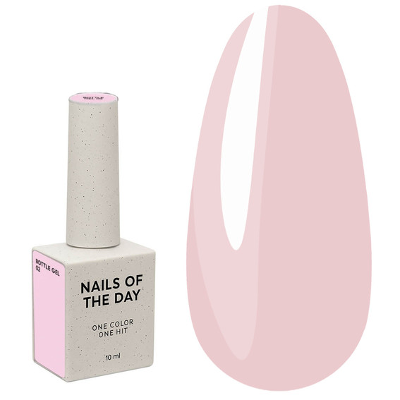 NAILSOFTHEDAY Flesje gel 02 extension roze, 10 ml - Фото №1