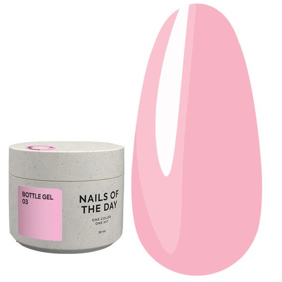 NAILSOFTHEDAY Fles gel 03 roze extension gel, 30 ml - Фото №1