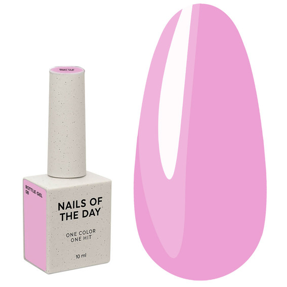 NAILSOFTHEDAY Flesje gel extension 08 roze, 10 ml - Фото №1