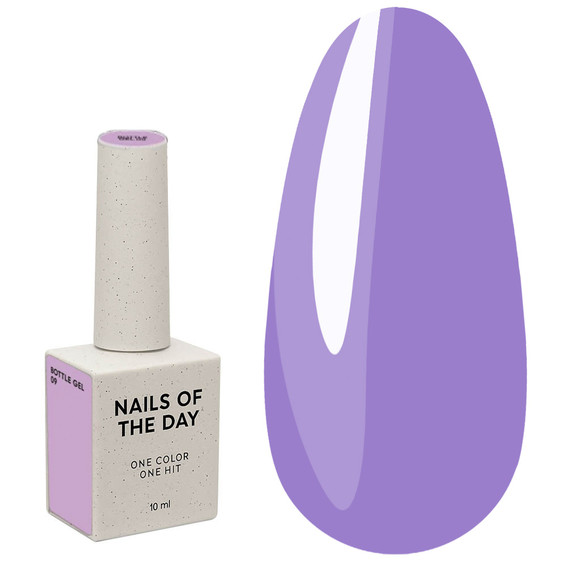 NAILSOFTHEDAY Fles gel 09 paarse extension gel, 10 ml - Фото №1