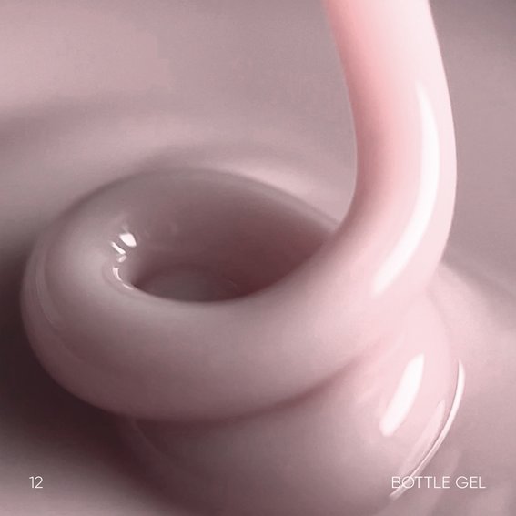 Гель NAILSOFTHEDAY Bottle gel 12 светло-розовый, 10 мл - Фото №2