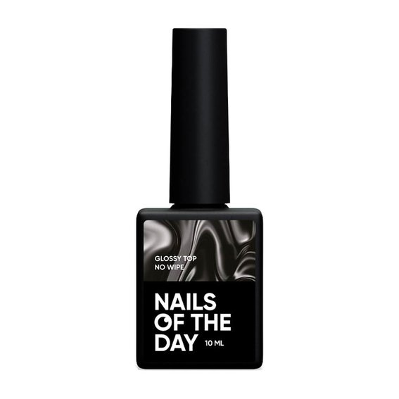 Топ NAILSOFTHEDAY Glossy top no wipe, 10 мл - Фото №1
