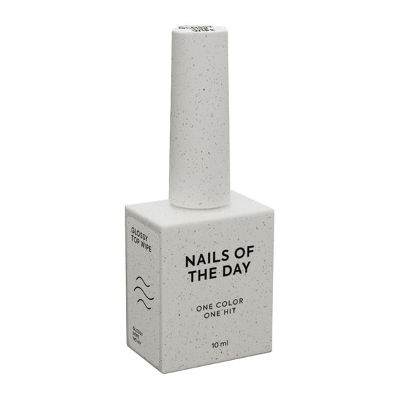 Hybride top NAILSOFTHEDAY Glanzende topdoek, 10 ml - Фото №1