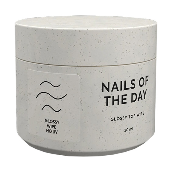 Hybride top NAILSOFTHEDAY Glanzende topdoek, 30 ml - Фото №1