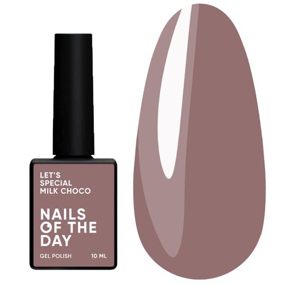 NAILSOFTHEDAY Let's special melkchoco hybride nagellak, 10 ml - Фото №1