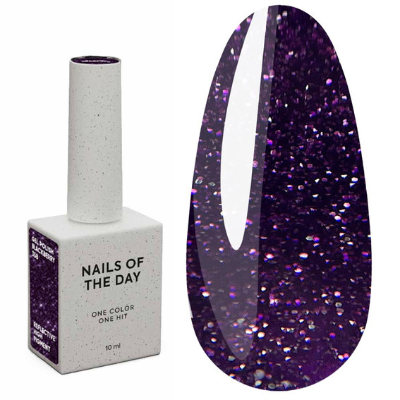 NAILSOFTHENIGHT Blackberry hybride lak, 10 ml - Фото №1