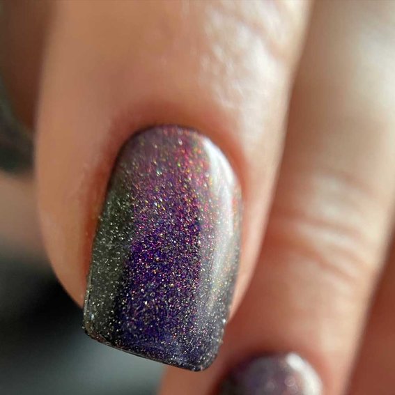 Гель-лак NAILSOFTHENIGHT Cat eye Reflective 04 фиолетовый, 10 ml - Фото №5
