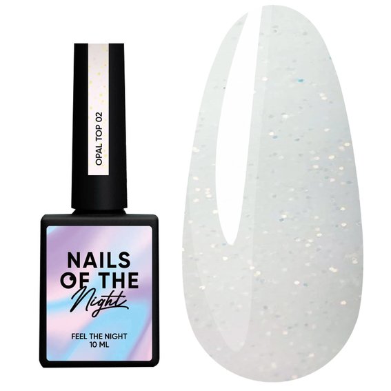 Топ NAILSOFTHENIGHT Opal top 02, 10 ml - Фото №1