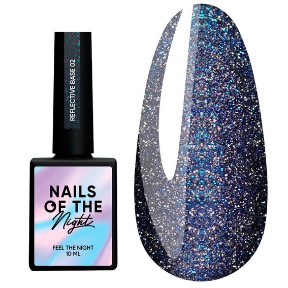 NAILSOFTHENIGHT Reflektierende Base 02, 10 ml - Фото №1