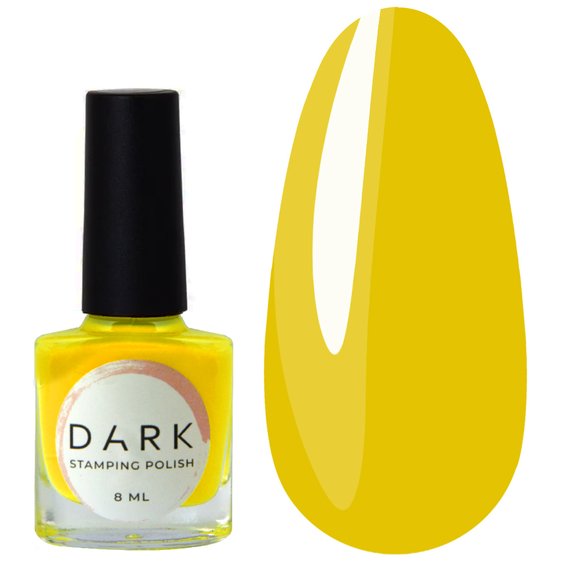 Лак для стемпинга DARK Stamping polish №05 желтый 8 мл - Фото №1