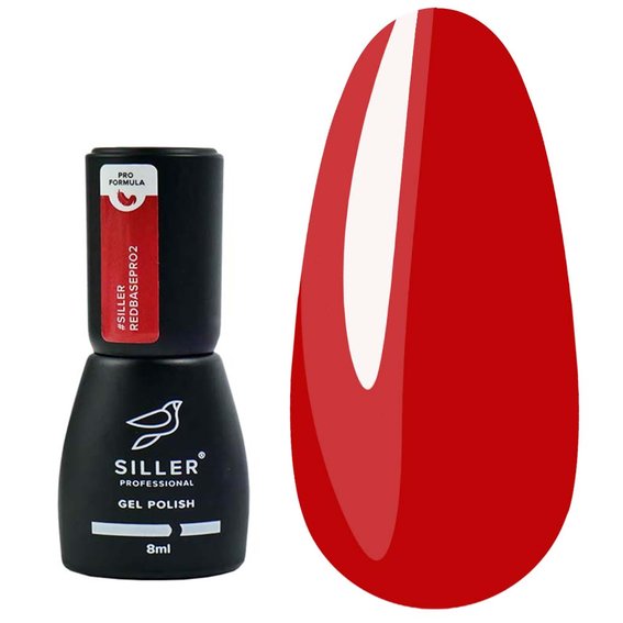 Siller hybride basiskleur RED PRO №02 lichtrood 8 ml (u0000010270) - Фото №1