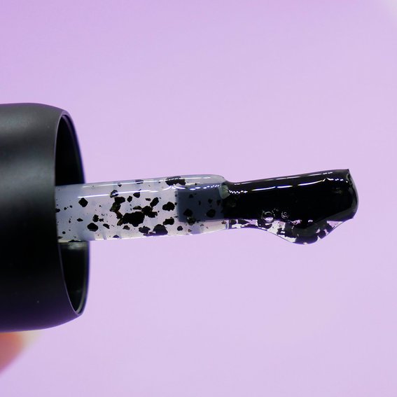 Siller Black Crumbs Hybrid Top №01 zonder plaklaag met UV-filters met kruimels 8 ml (u0000010592) - Фото №2