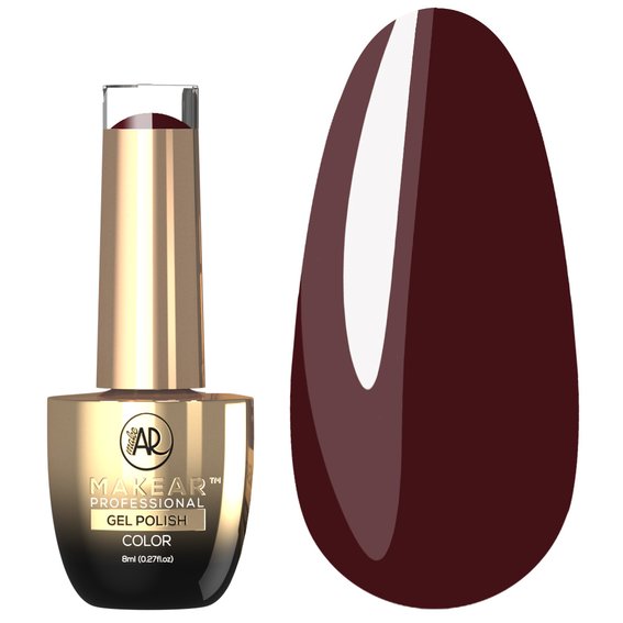 Hybride vernis MAKEAR Regular 716 wijn 8 ml - Фото №1