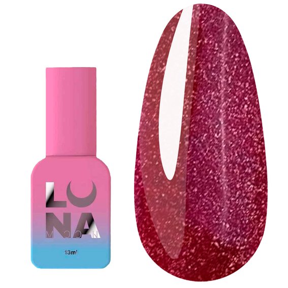 Base LUNA Cat Eye Base №4 pearl garnet 13 ml (696-2700-0538) - Фото №1