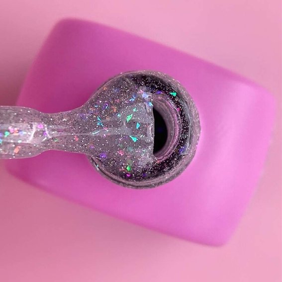 Hybride top LUNA Reflexes Yuki reflecterend zonder kleeflaag, kleur zilver, 13 ml (300-2911) - Фото №2