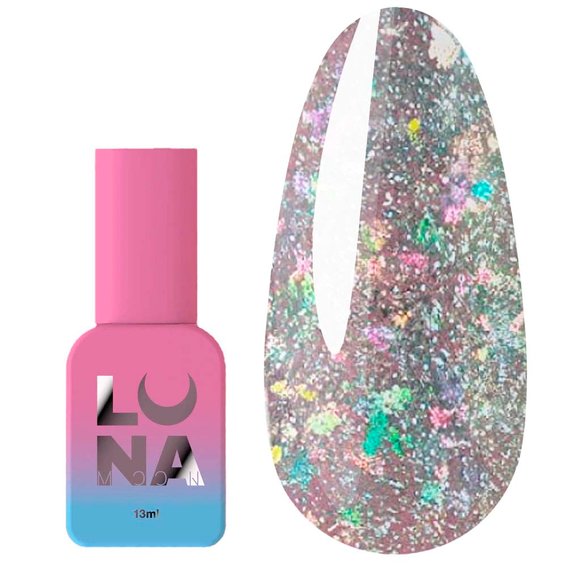 Hybride top LUNA Reflexes Yuki reflecterend zonder kleeflaag, kleur zilver, 13 ml (300-2911) - Фото №1
