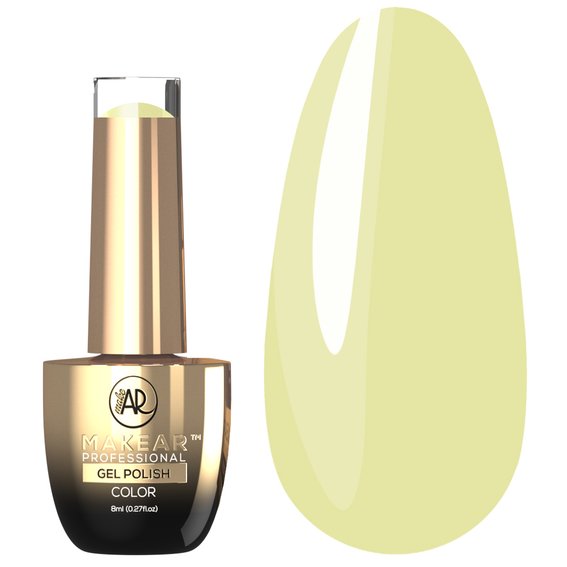 Gellack MAKEAR Glow in Dark DG02 Zitrone 8 ml - Фото №1