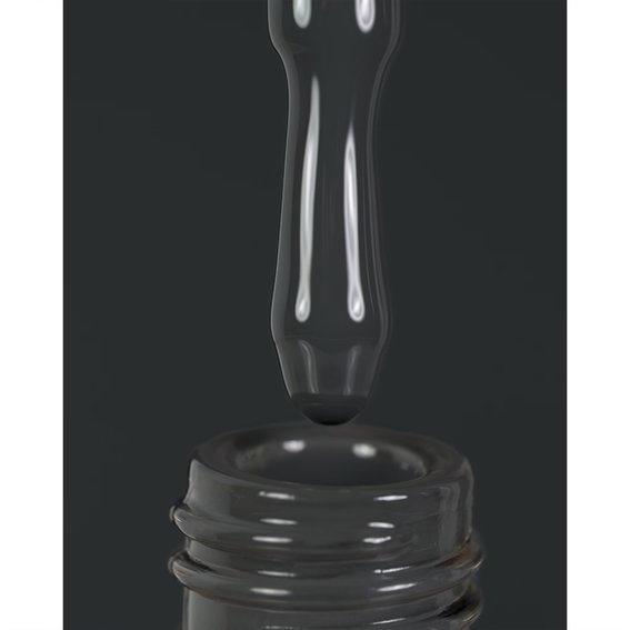 Hybride vernis DONKER Nieuwe collectie 30 donkergrijs 10 ml - Фото №3