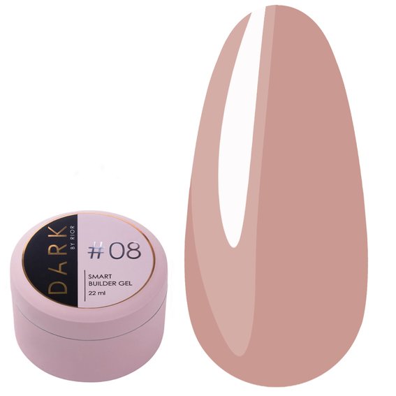 Dark Smart Builder gel extensie 08 22 ml - Фото №1