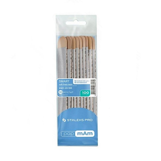 Set "PapMam" vijlen voor SMART 20 houten vijlen, korrel 100 (10 st.)