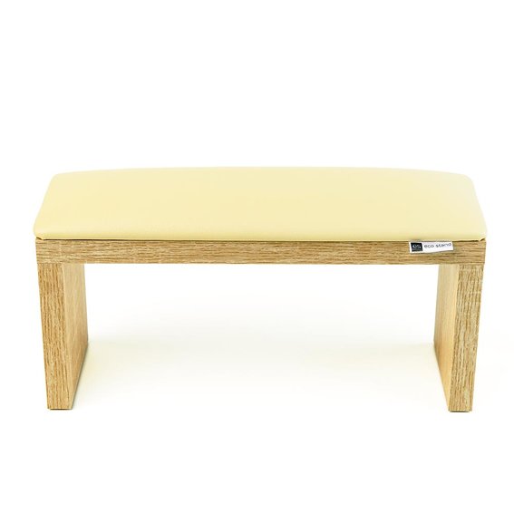 Подлокотник ECOSTAND Wood бежевый на бежевых ножках 320х160х110 мм - Фото №2