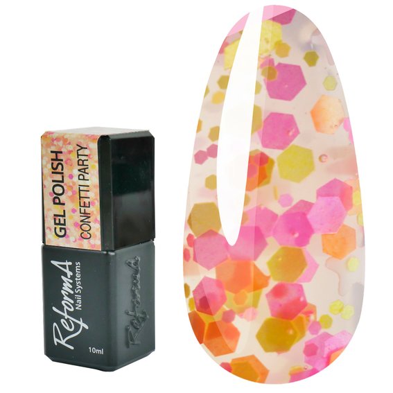 Gellack REFORMA Confetti Party, 10ml (942933) - Фото №1