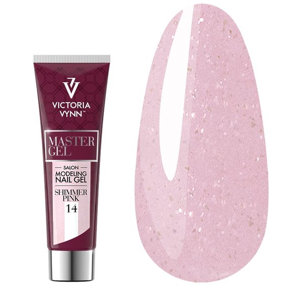 Акригель Victoria Vynn MASTER GEL 14 Shimmer Pink 60 г - Фото №1