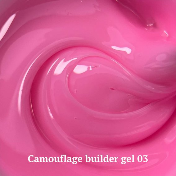 NAILSOFTHEDAY Camouflage builder gel 03 roze 30 ml - Фото №2