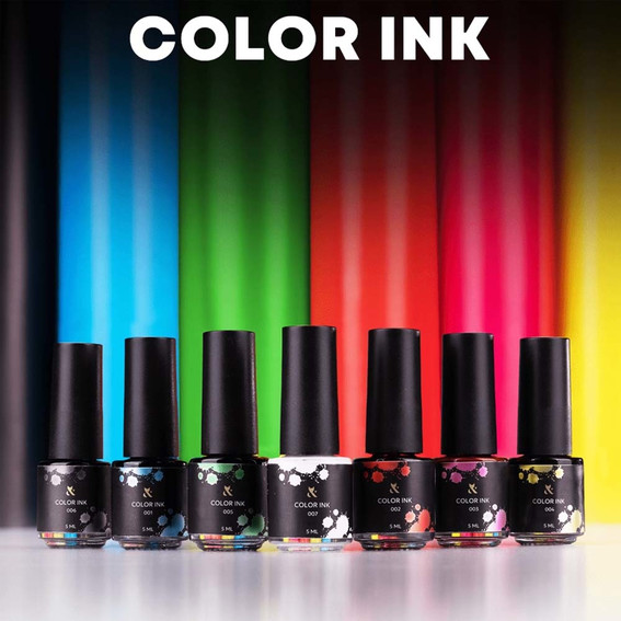 Gekleurde polymeerinkt voor aquareldecoraties FOX Color Ink Golden 009, 5 ml - Фото №3