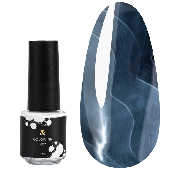 Gekleurde polymeerinkt voor aquareldecoraties FOX Color Ink White 007, 5 ml - Фото №1