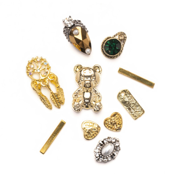 Set of nail decorations mix - Фото №4
