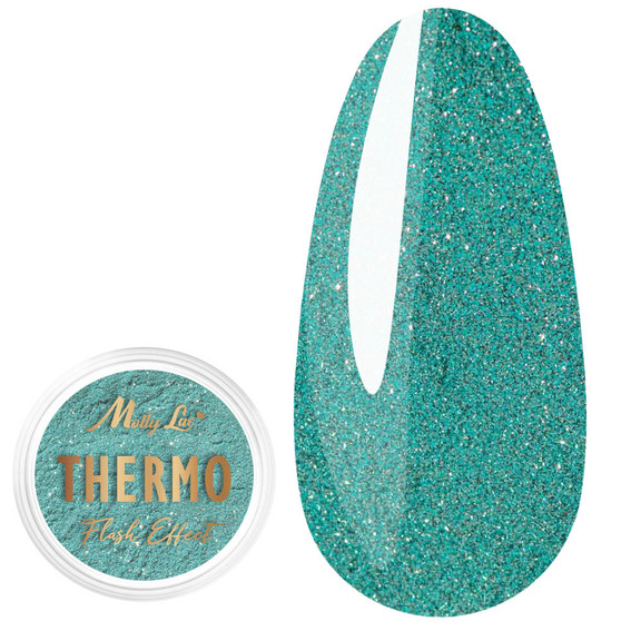 Nagelcreme MollyLac Thermo Flash Effect Nr. 9 0,5 g - Фото №1